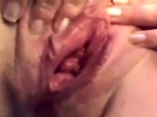 Granny pussy masturbation