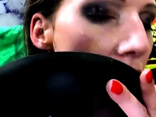 Viktoria shows ass lick cums collect and swallows