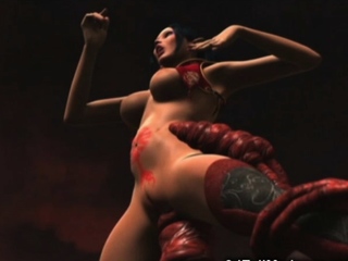 3D Babes Impregnated by Alien Monsters