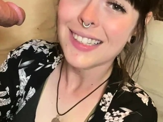 Amateur hot punk teen blowjob