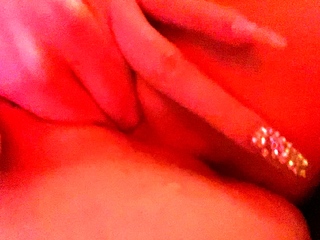 Pussy toying busty high heeled stunner solo pov masturbation