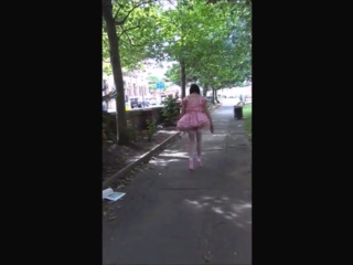 Sissy Crossdresser's Public Walk of Shame