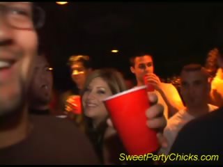Crazy club threesome