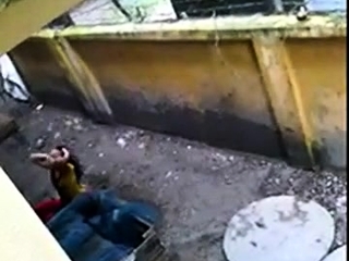 neighbor girl bathing