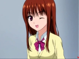 Anime Teen Boy Cums Inside her Classmate