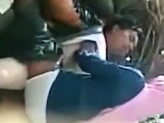 indonesian - hijab girl having outdoor sex